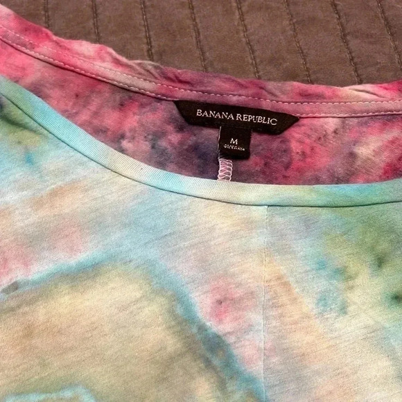Up-cycled, tie dyed, Banana Republic shirt - Picture 3 of 8